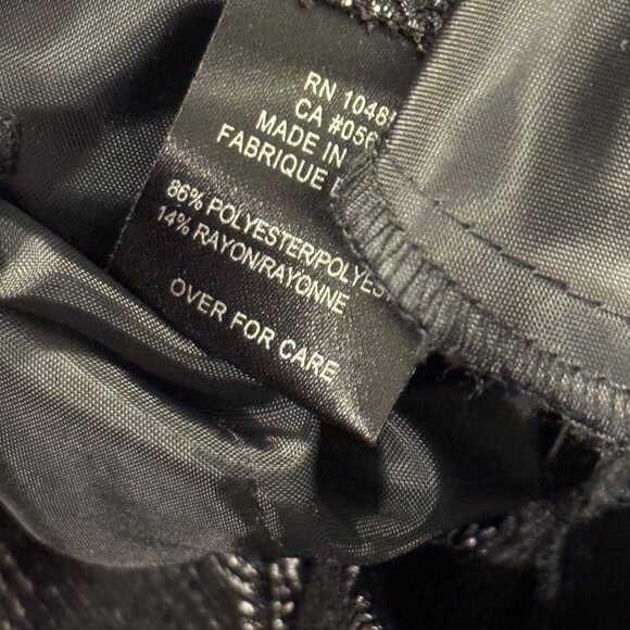 600 West Womens Size 12  Black Multi Wide-Leg Pants. NWT - Picture 5 of 12